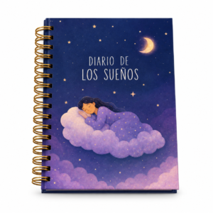 Diario de los sueños sobre fondo blanco