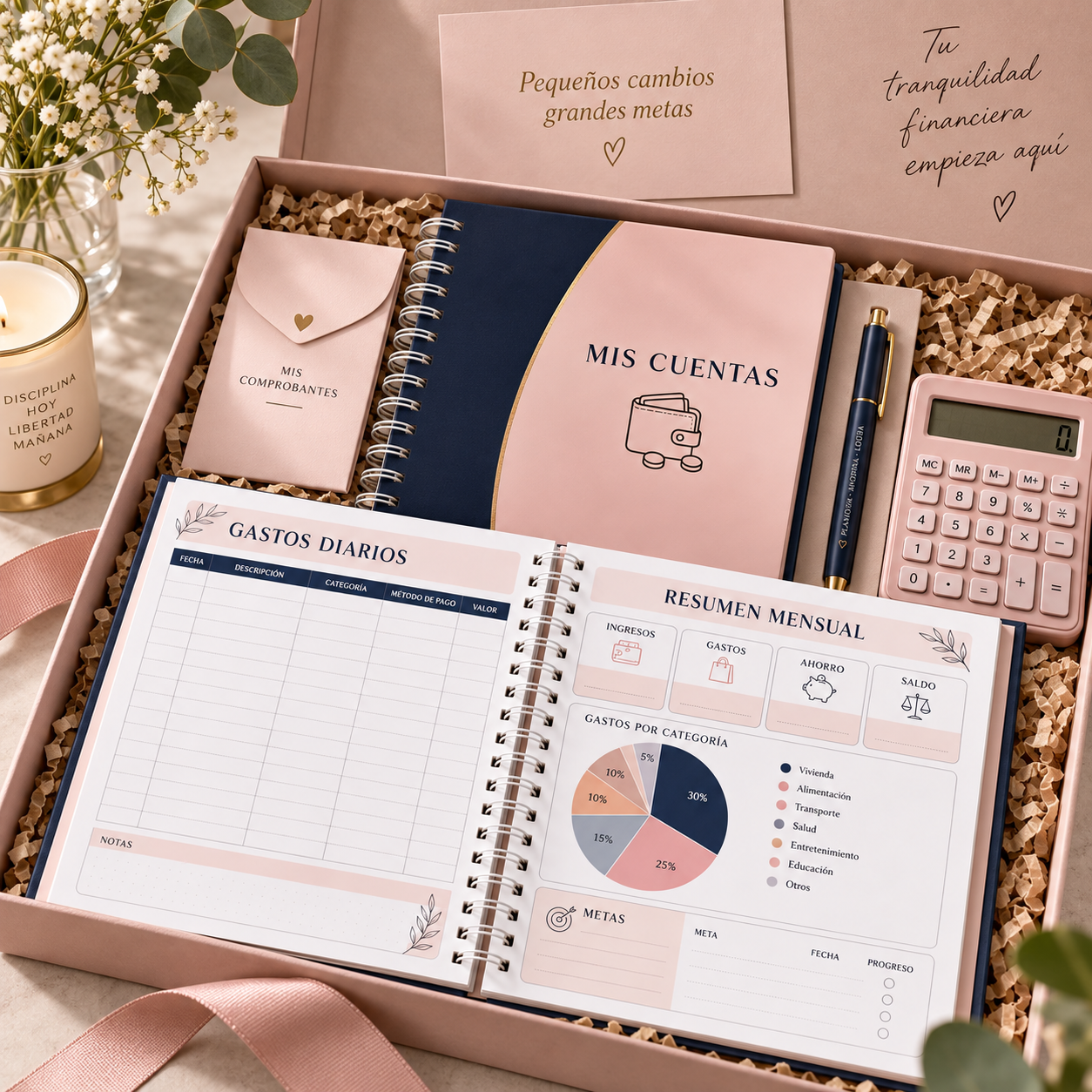 Agenda Mis Cuentas en presentación de regalo financiero